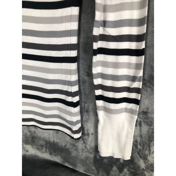 Arizona Women’s Sweater Long Sleeve Striped Size Large - Picture 4 of 10